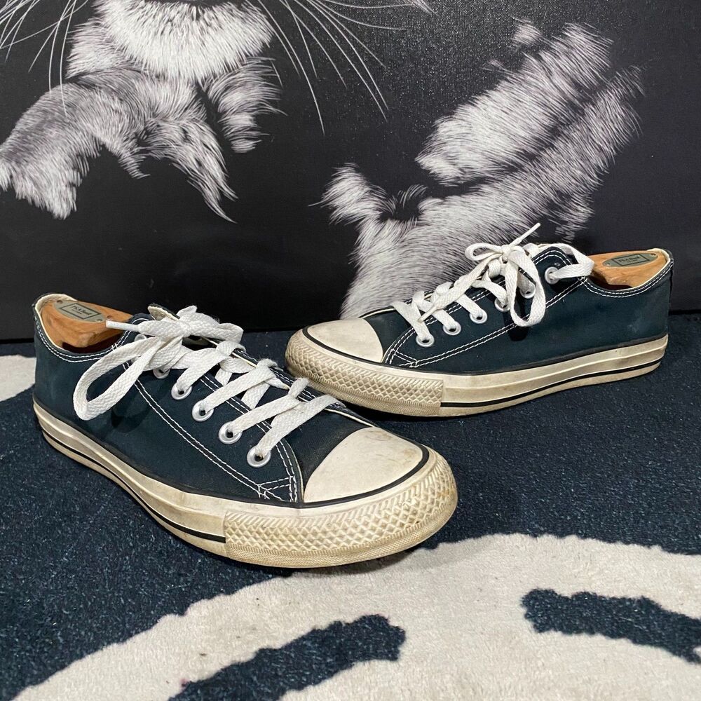 Converse Chuck Taylor All Star Ox M9166 Athletic Shoes Unisex M7/W9 Black Canvas